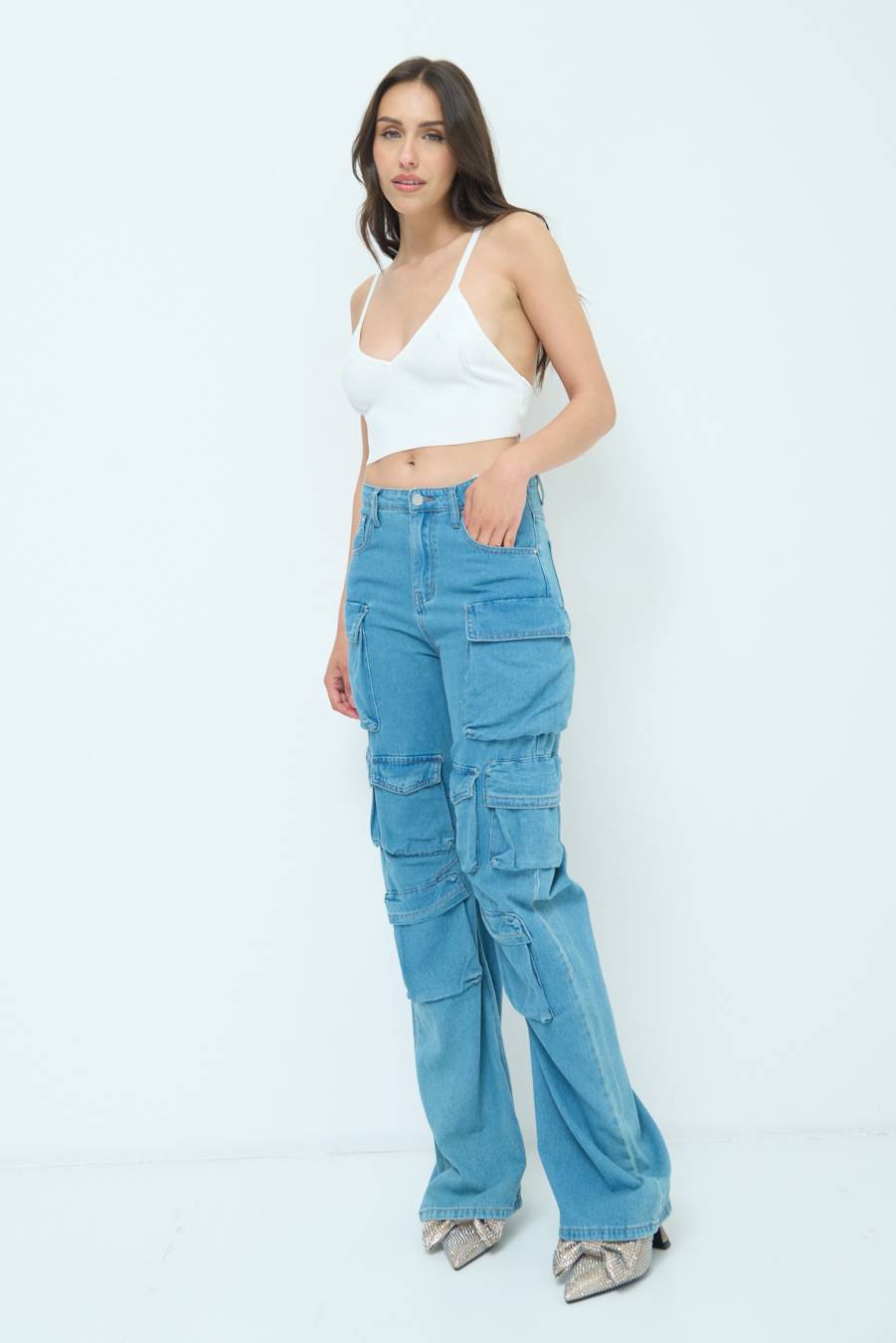 Kikisix JEANS CARGO JEANS I Più Venduti