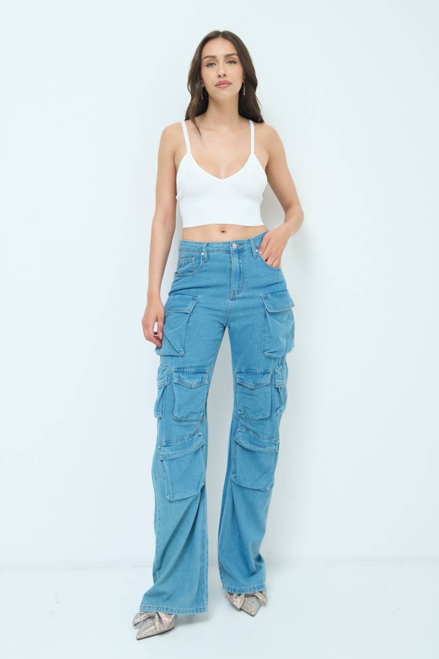 Kikisix JEANS CARGO JEANS I Più Venduti