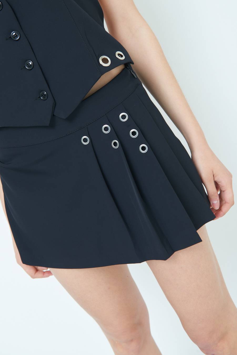 Kikisix PANTALONCINO/GONNA CON VELO NERO Negozi Online