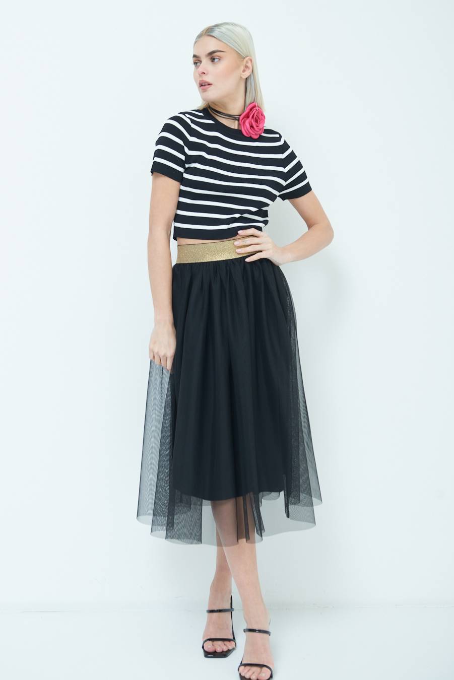Kikisix GONNA TULLE NERO Shopping Online