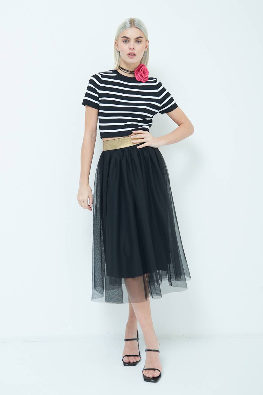 Kikisix GONNA TULLE NERO Shopping Online