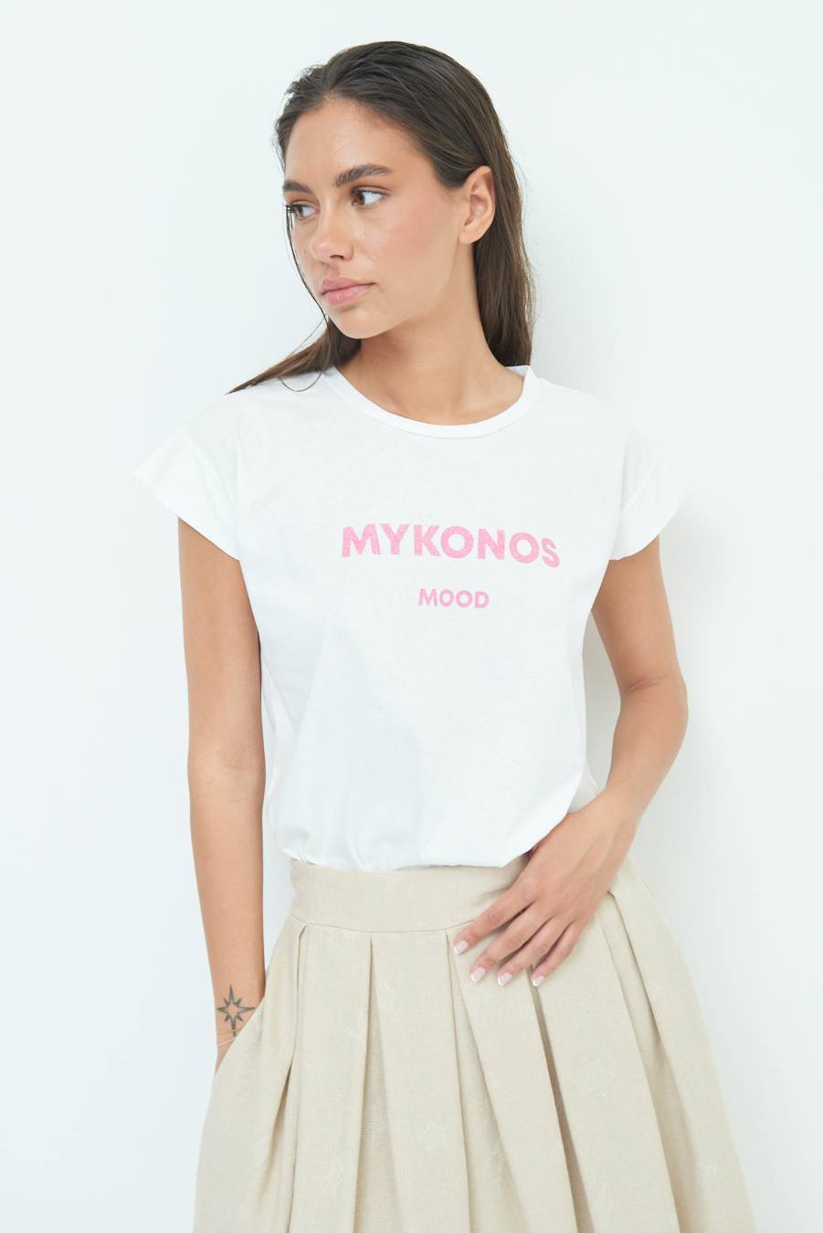 Kikisix T-SHIRT ''MYKONOS'' BUBBLE In Linea