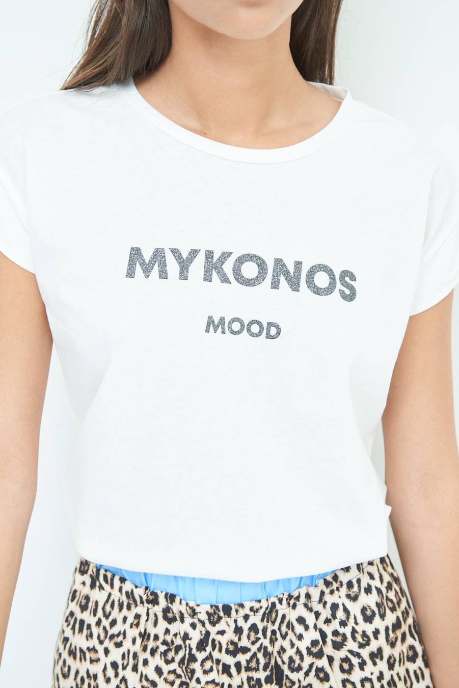 Kikisix T-SHIRT ''MYKONOS'' NERO Nuovo