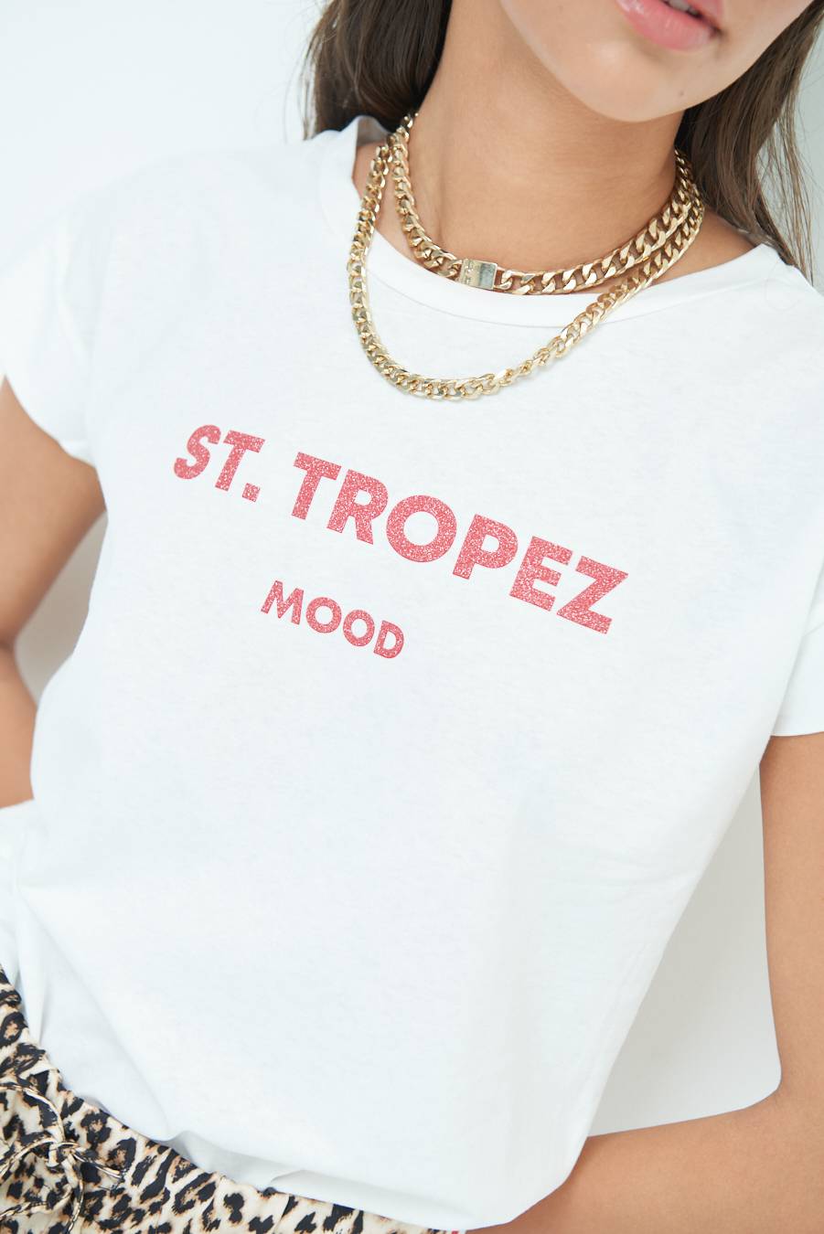 Kikisix T-SHIRT ''ST.TROPEZ'' ROSSO Qualità