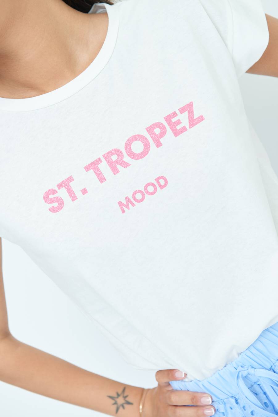 Kikisix T-SHIRT ''ST.TROPEZ'' BUBBLE Promozione