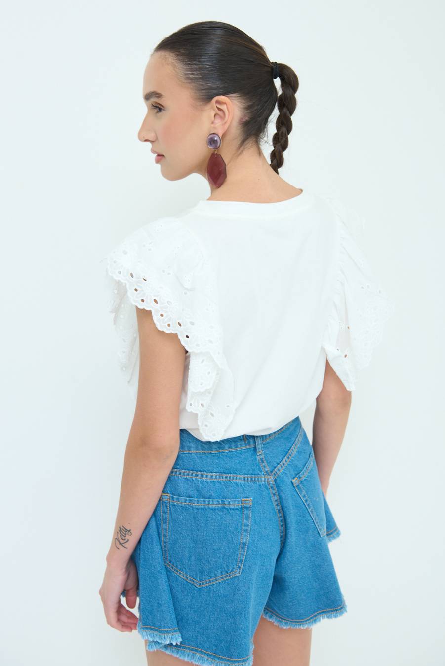 Kikisix T-SHIRT SANGALLO BIANCO Qualità Garantita