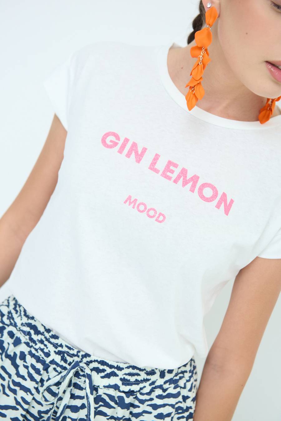 Kikisix T-SHIRT ''GIN LEMON'' BUBBLE Acquista Ora