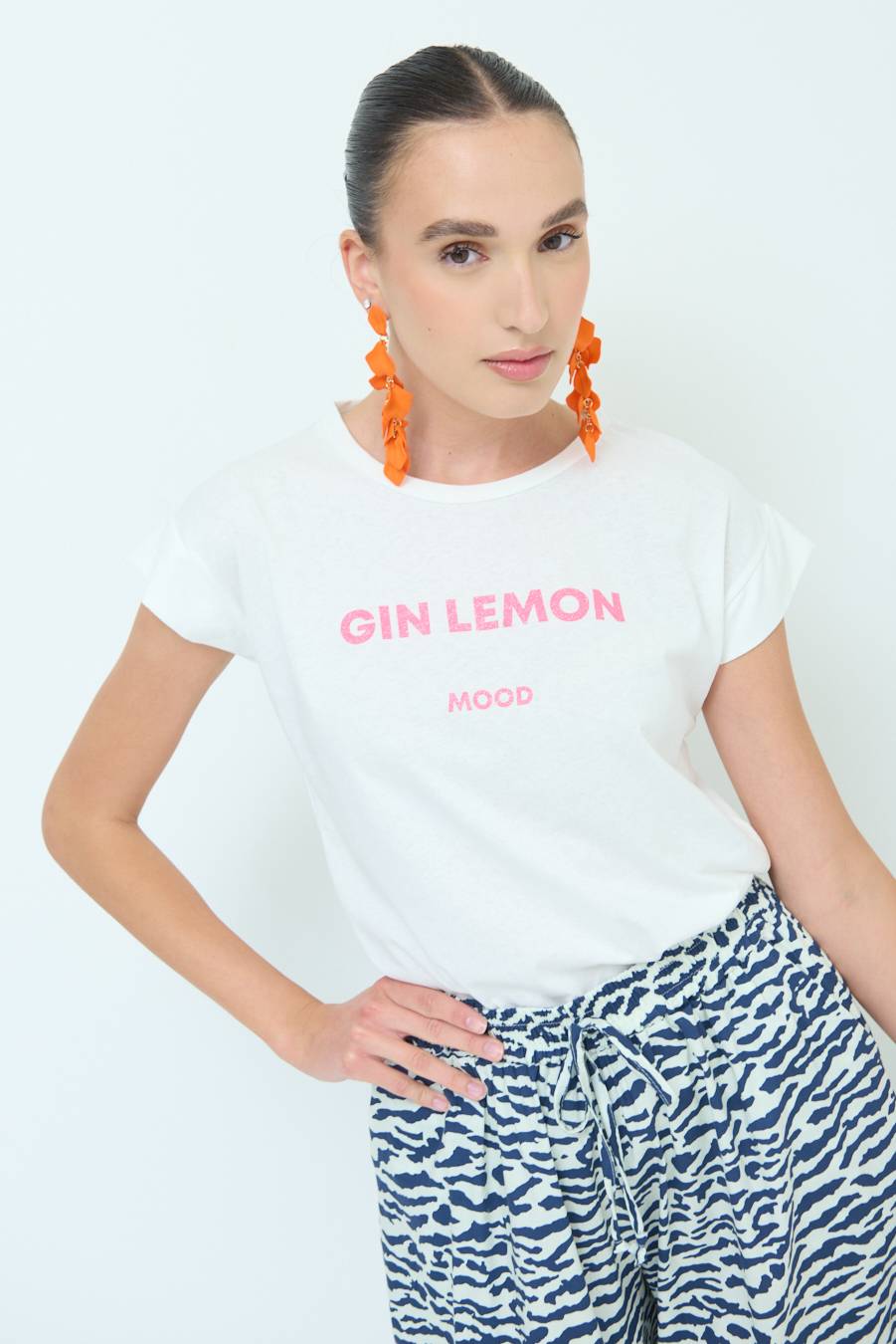 Kikisix T-SHIRT ''GIN LEMON'' BUBBLE Acquista Ora