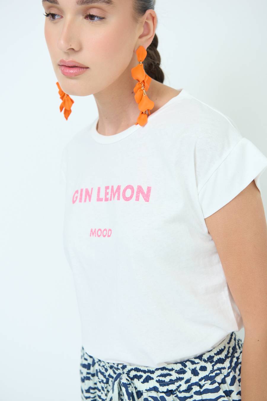 Kikisix T-SHIRT ''GIN LEMON'' BUBBLE Acquista Ora