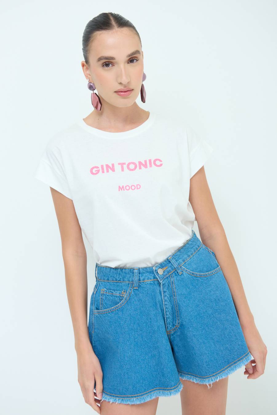Kikisix T-SHIRT ''GIN TONIC'' BUBBLE Promozione Limitata