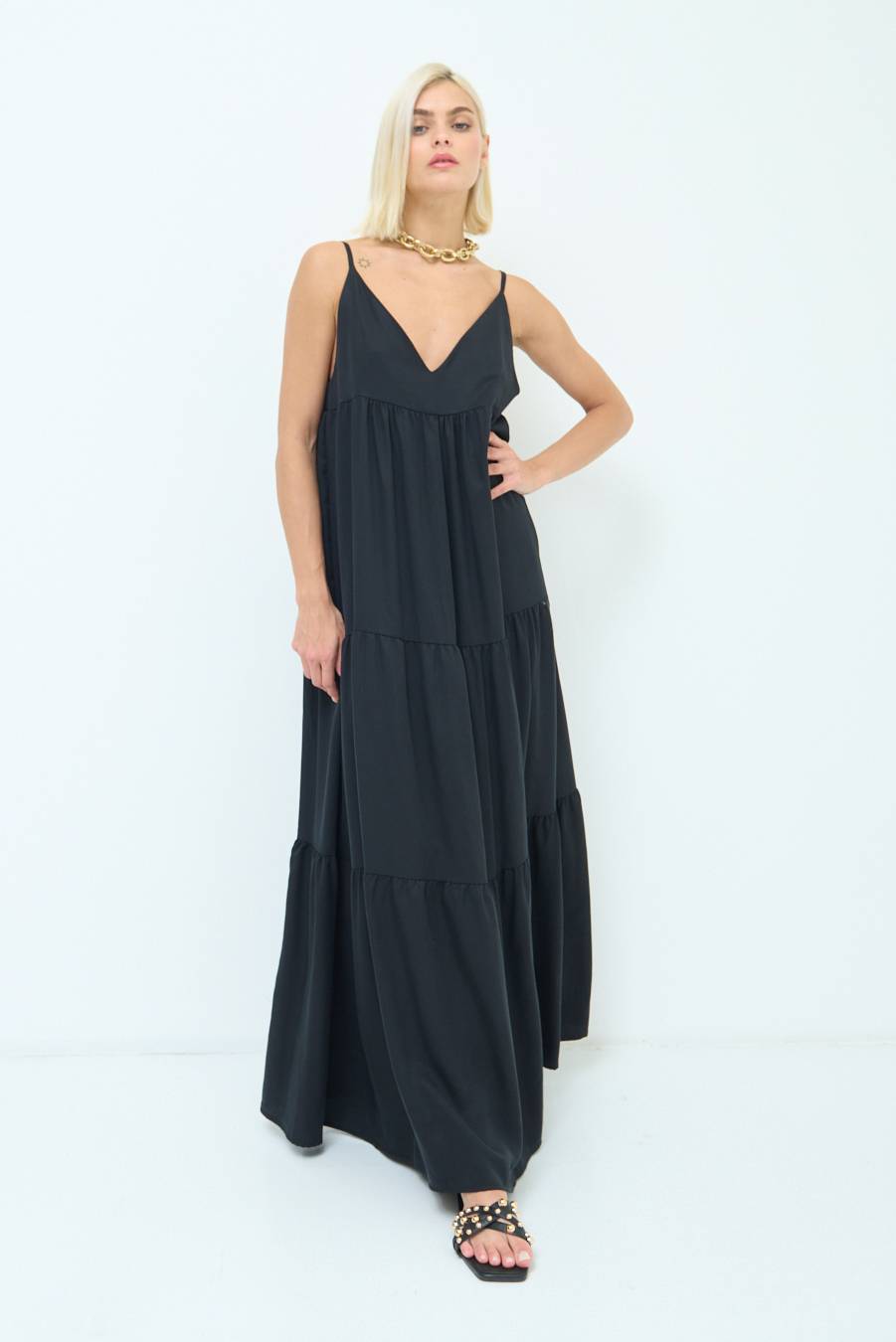 Kikisix ABITO AMPIO MAXI NERO Presa