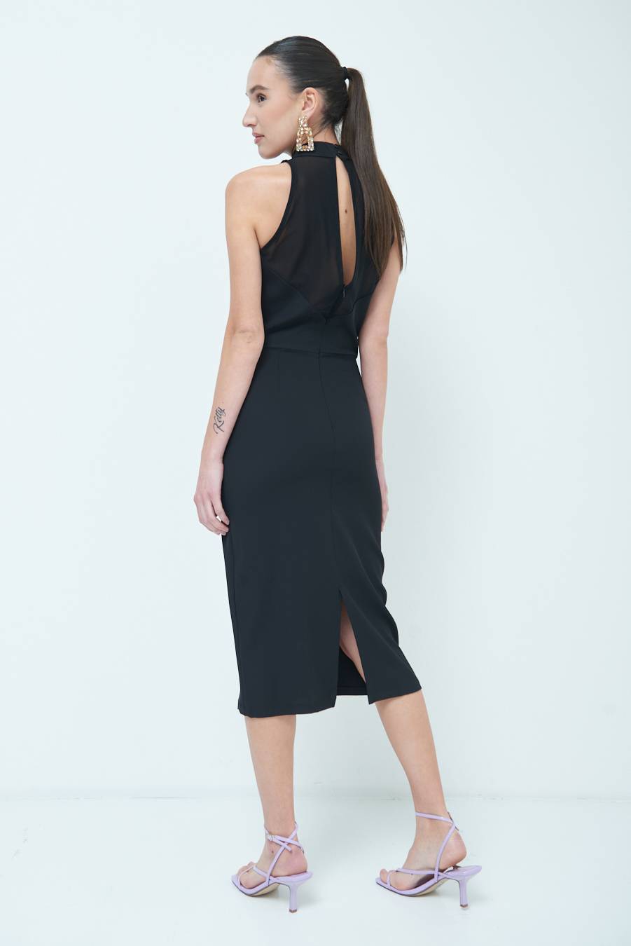 Kikisix VESTITO CADI+RETE NERO Soddisfazione Garantita