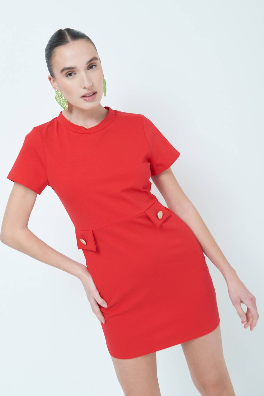 Kikisix ABITO CHANEL P.MILANO ROSSO Qualità Garantita