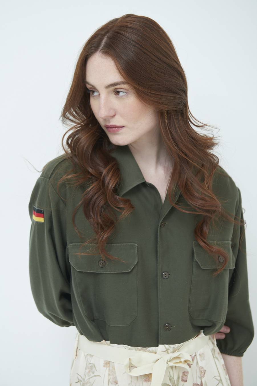 Kikisix ABITO GONNA FANTASIA VINTAGE BEIGE Offerta