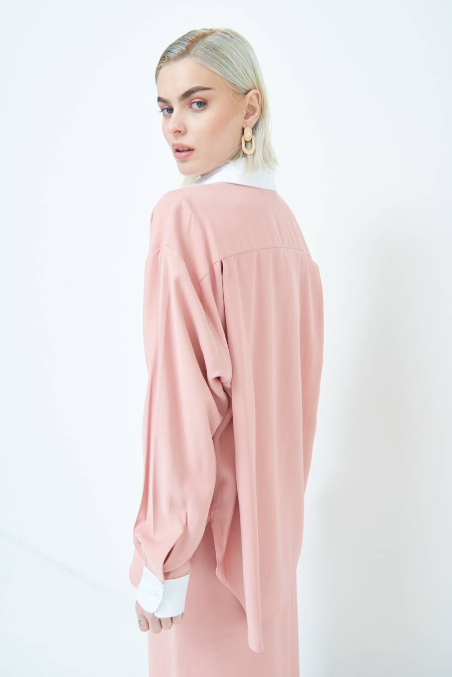 Kikisix CAMICIA COLLETTO B.CO CIPRIA Pezzi Unici
