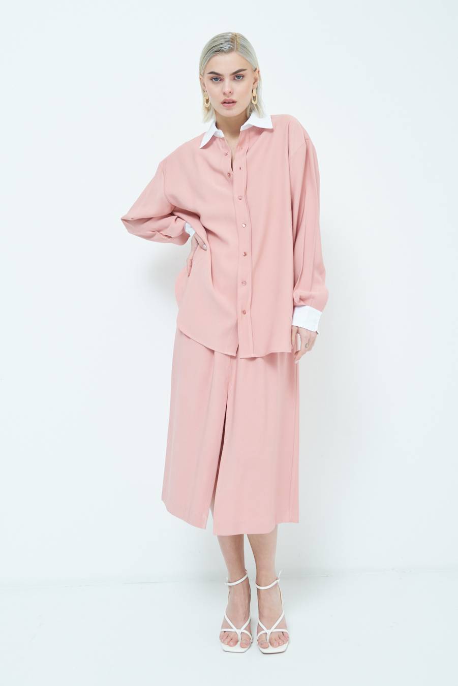 Kikisix CAMICIA COLLETTO B.CO CIPRIA Pezzi Unici