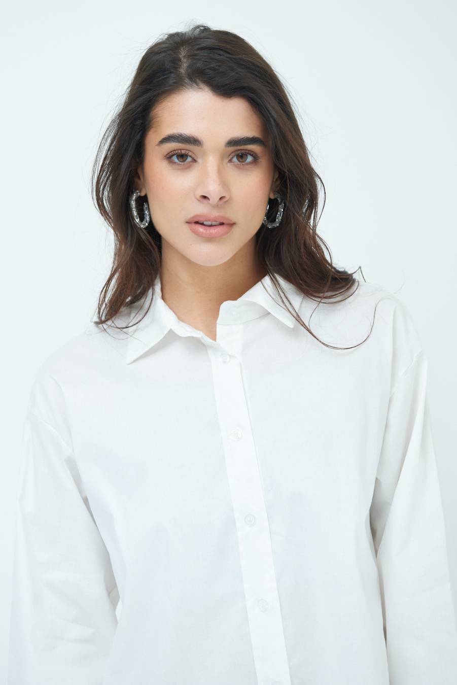 Kikisix CAMICIA MANICA AMPIA BIANCO Affare Del Giorno