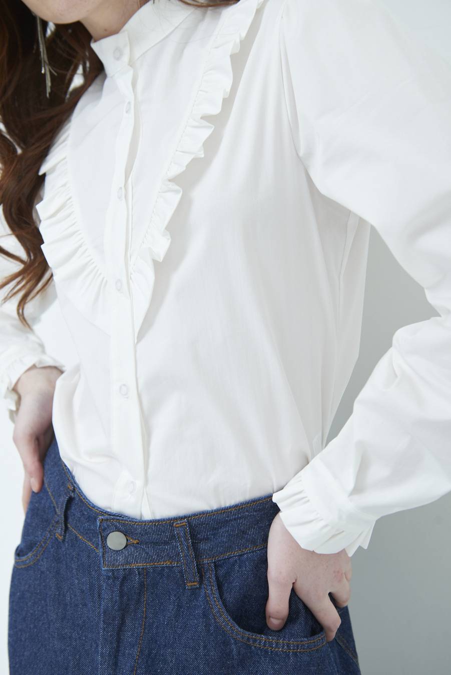 Kikisix CAMICIA CON ROUCHE BURRO Presa