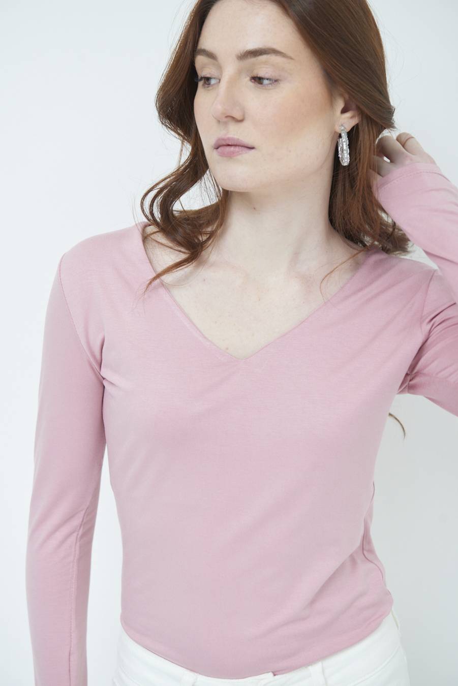 Kikisix BASICO SCOLLO V ROSA Hotsell