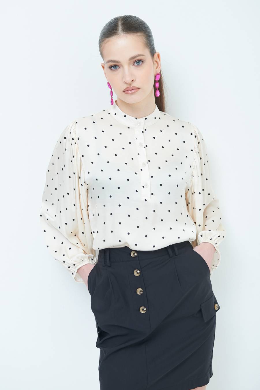 Kikisix CASACCA POIS RASO NERO 2025