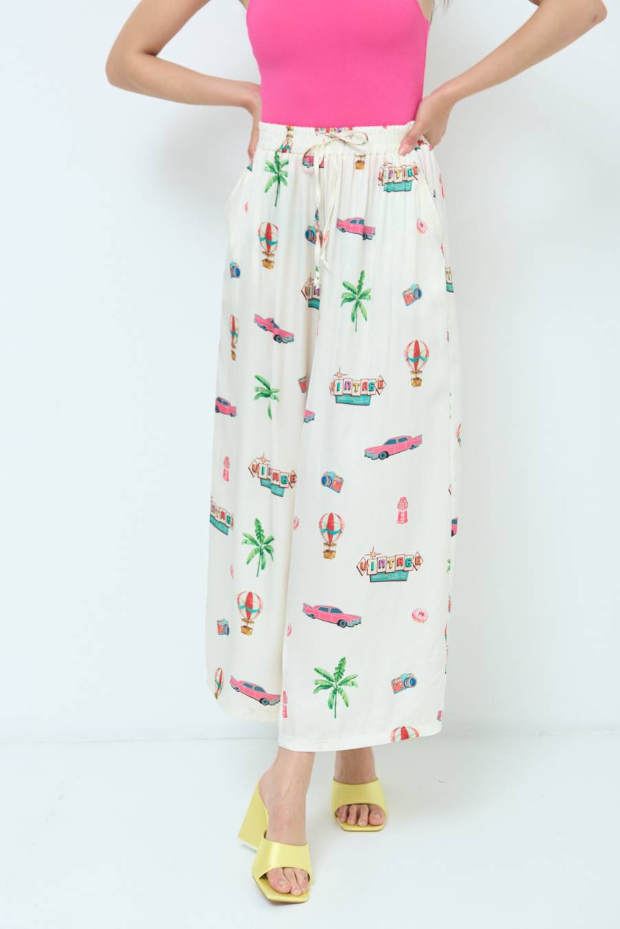 Kikisix PANTALONE PALAZZO PANNA Fino Al -60%