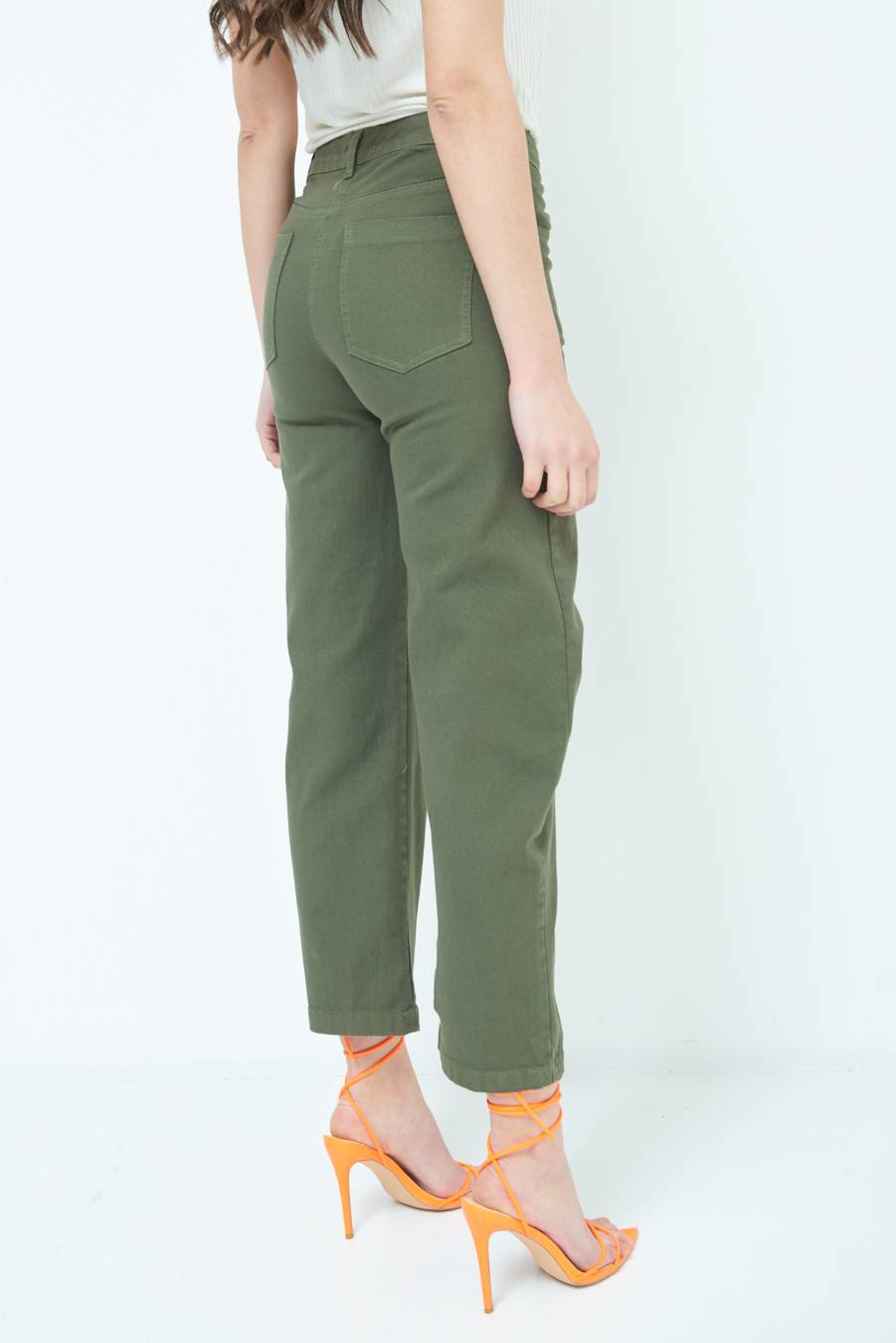 Kikisix PANTALONE LINEA UOVO VERDE MILITARE Hotsell