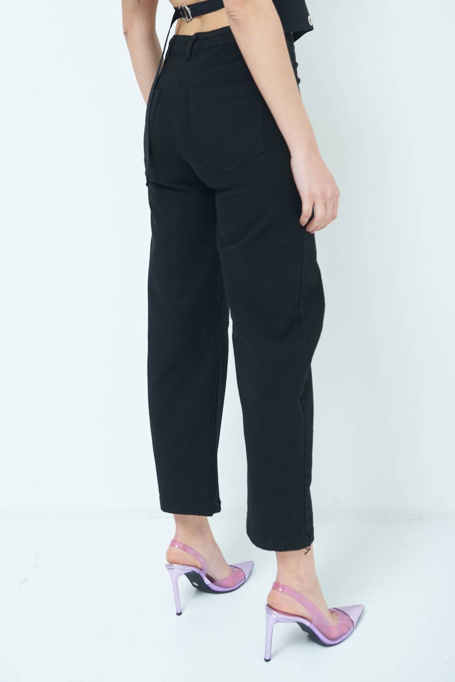 Kikisix PANTALONE LINEA UOVO NERO I Più Venduti