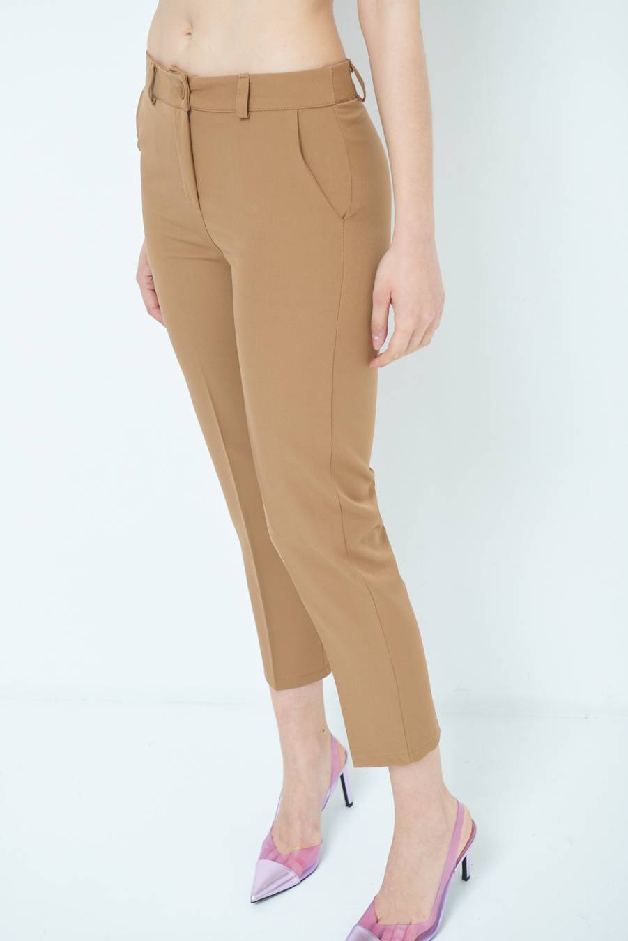 Kikisix PANTALONE SIGARETTA FANGO Vendite Flash