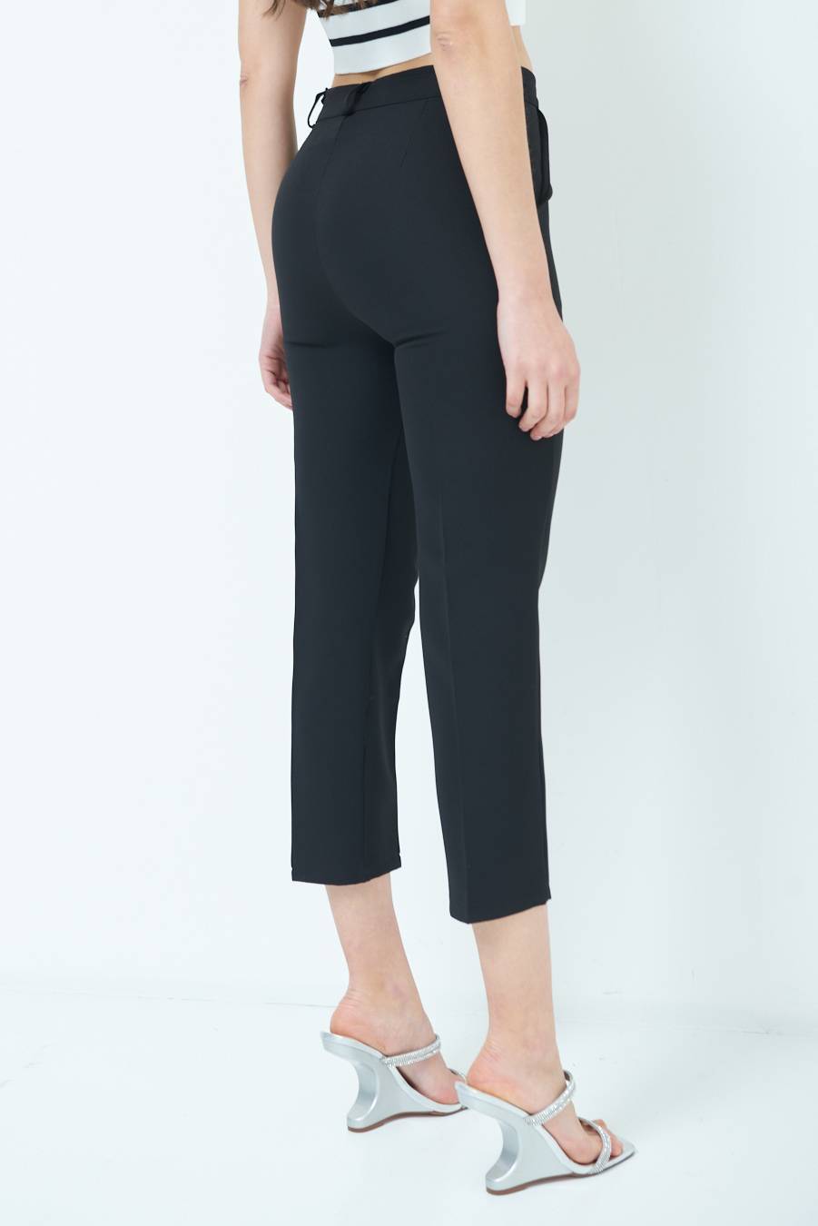 Kikisix PANTALONE SIGARETTA NERO Negozio