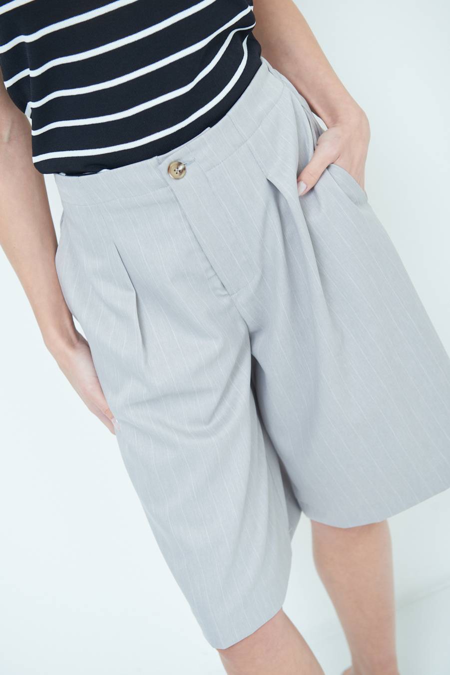 Kikisix PANTA GONNA 3/4 SILVER Nuova