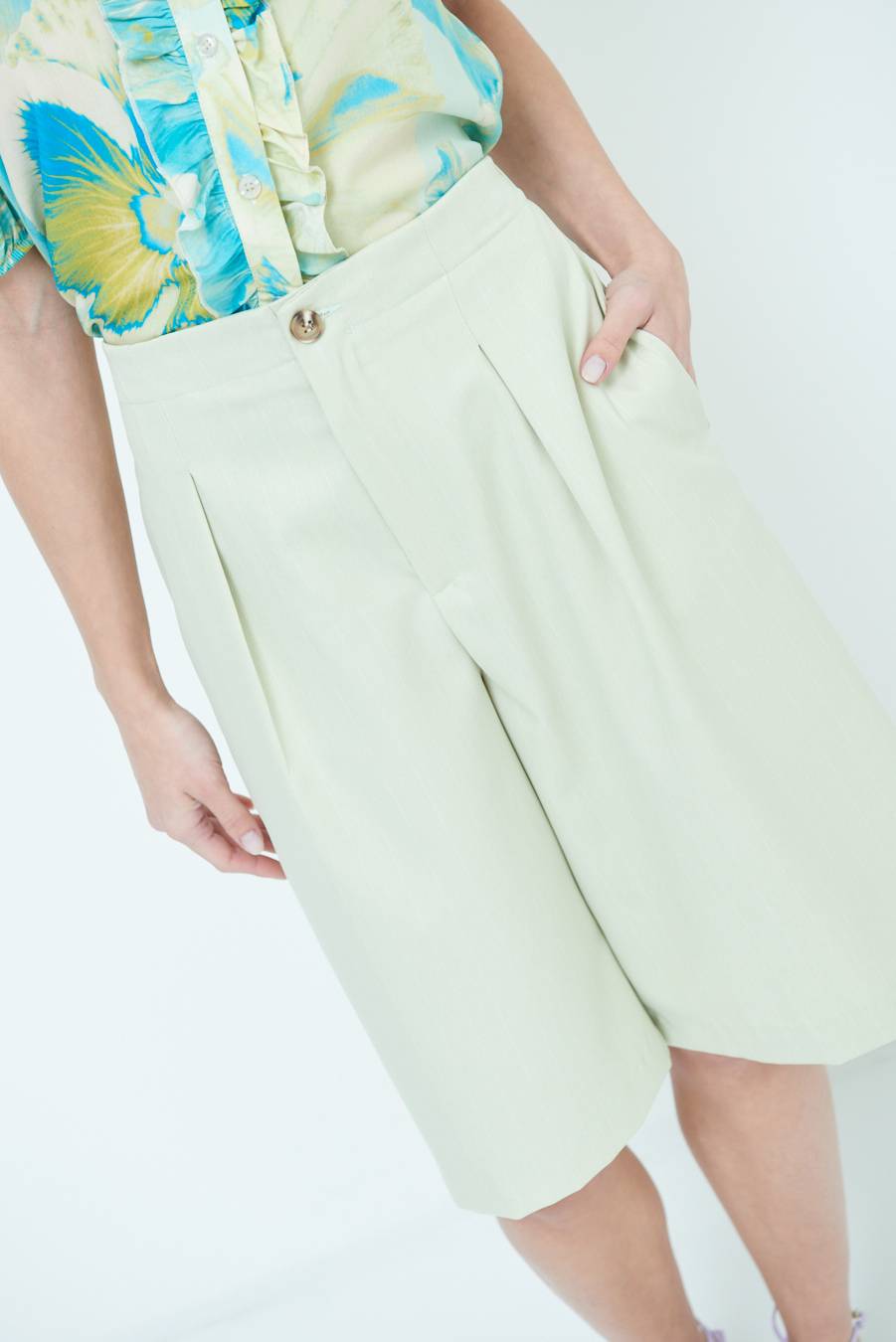 Kikisix PANTA GONNA 3/4 MENTA Moda