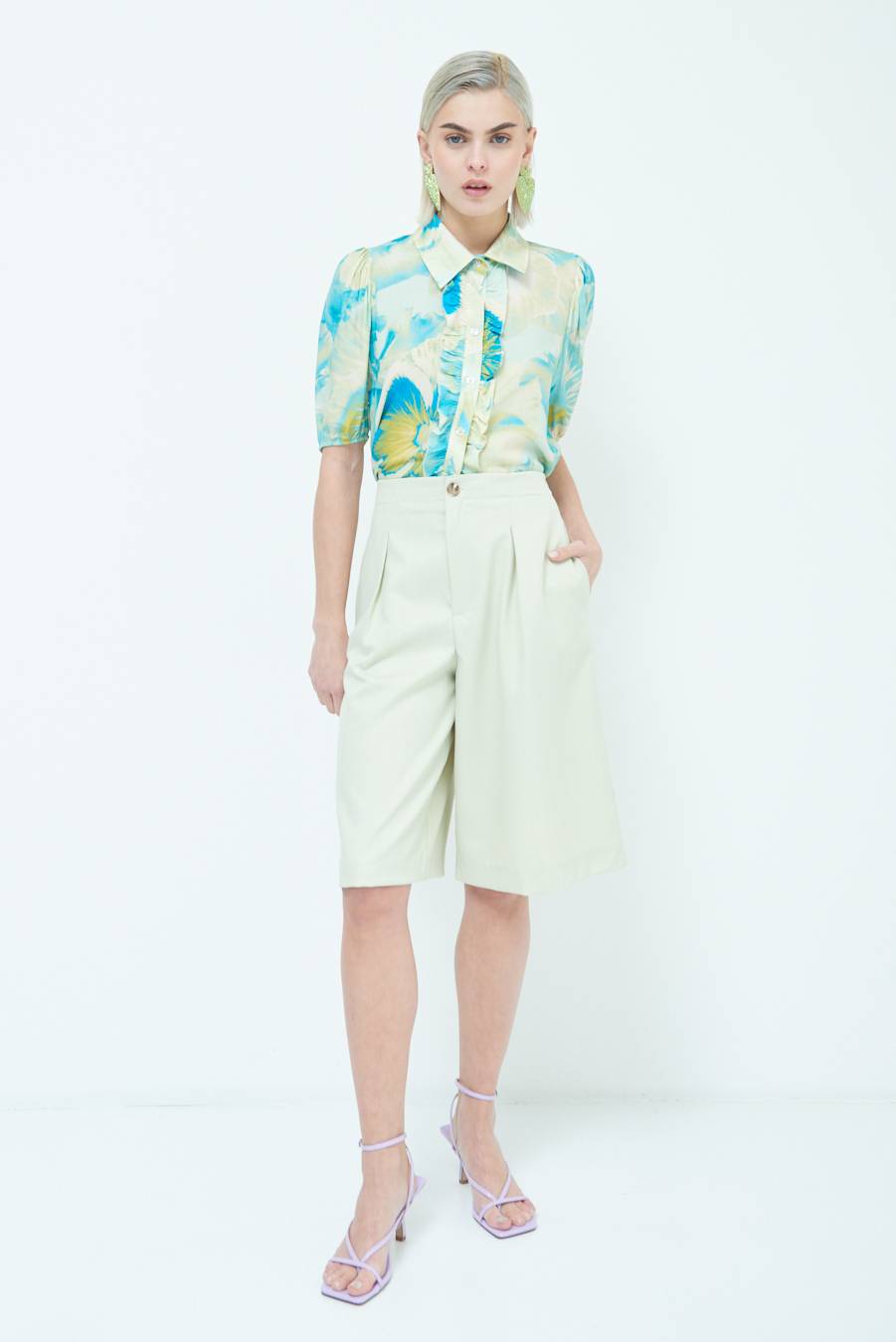 Kikisix PANTA GONNA 3/4 MENTA Moda