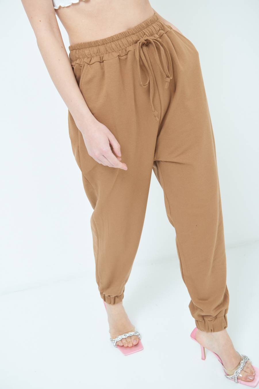 Kikisix PANTALONE TUTA TABACCO Italia