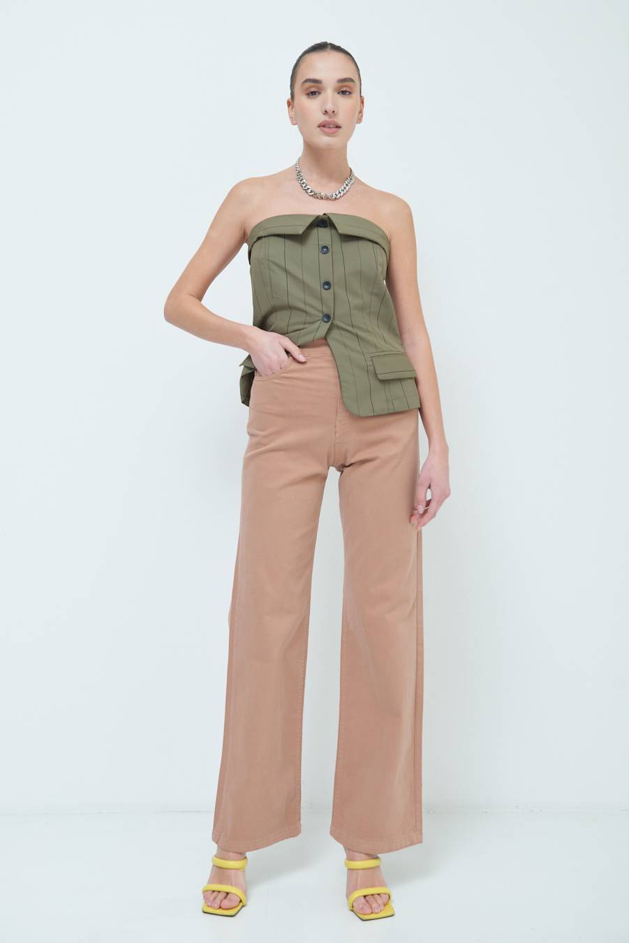 Kikisix PANTALONE PALAZZO PHARD Soddisfazione Garantita