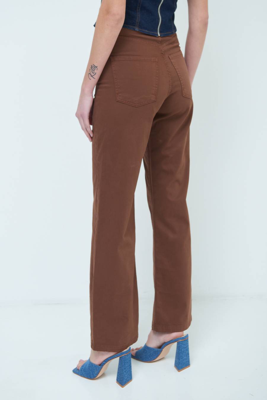 Kikisix PANTALONE PALAZZO MORO Qualità Garantita