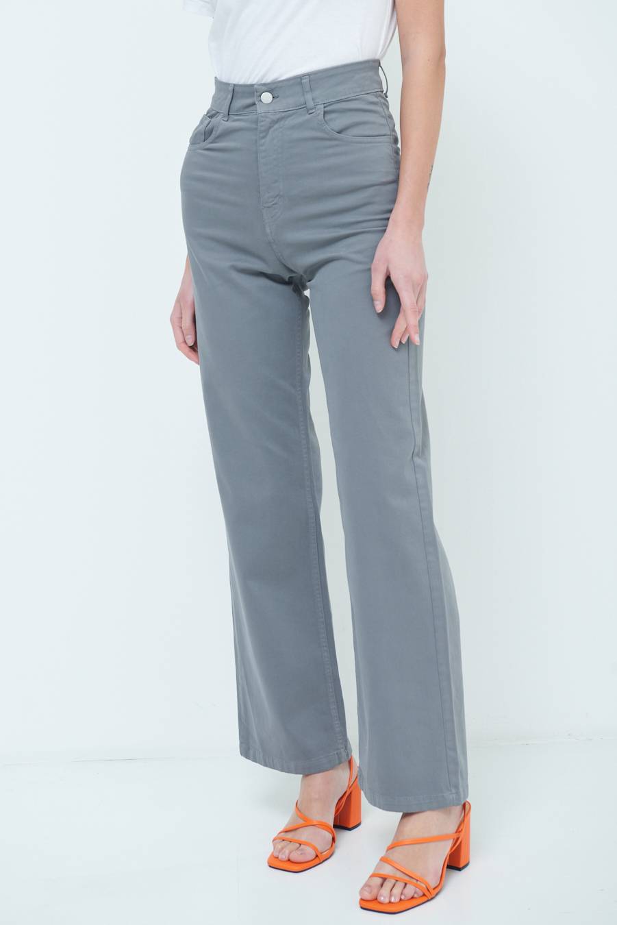 Kikisix PANTALONE PALAZZO GRIGIO Negozi Online