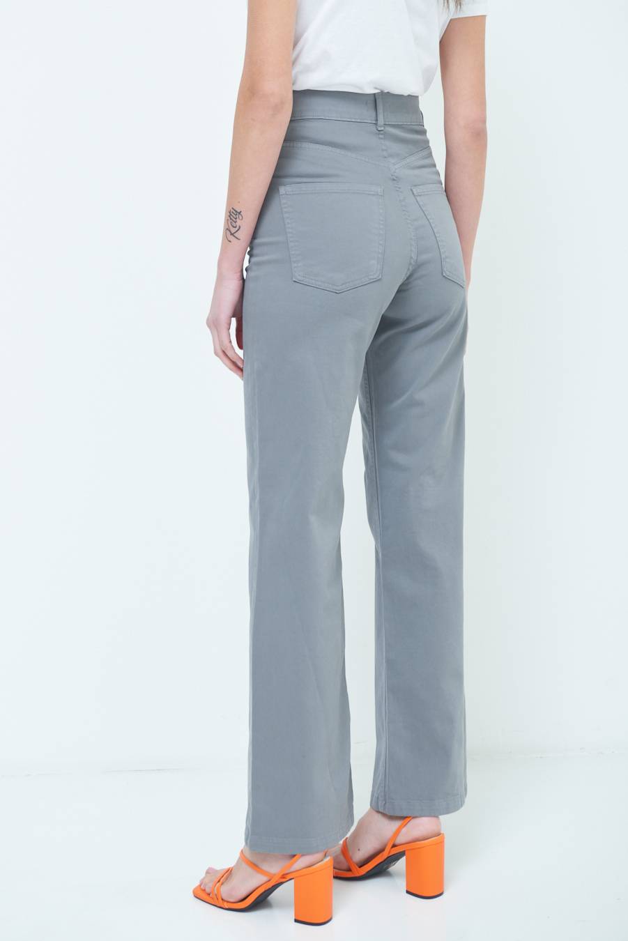 Kikisix PANTALONE PALAZZO GRIGIO Negozi Online