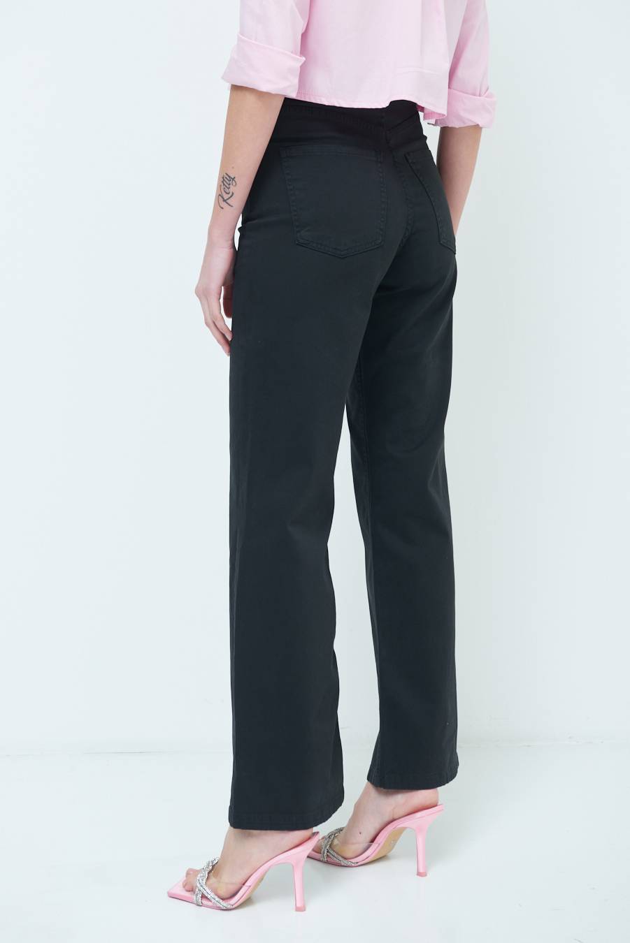Kikisix PANTALONE PALAZZO NERO Acquista Ora
