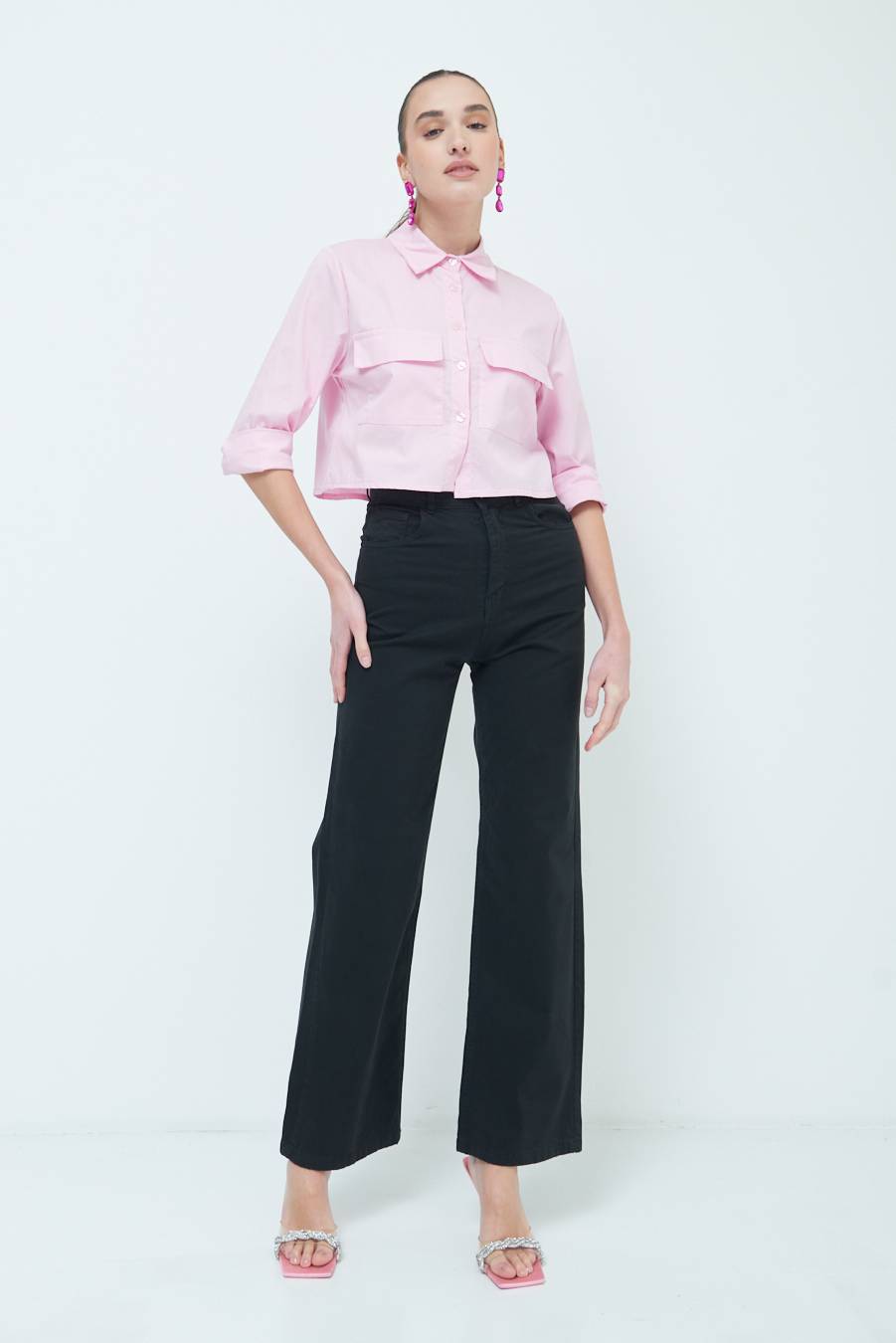 Kikisix PANTALONE PALAZZO NERO Acquista Ora