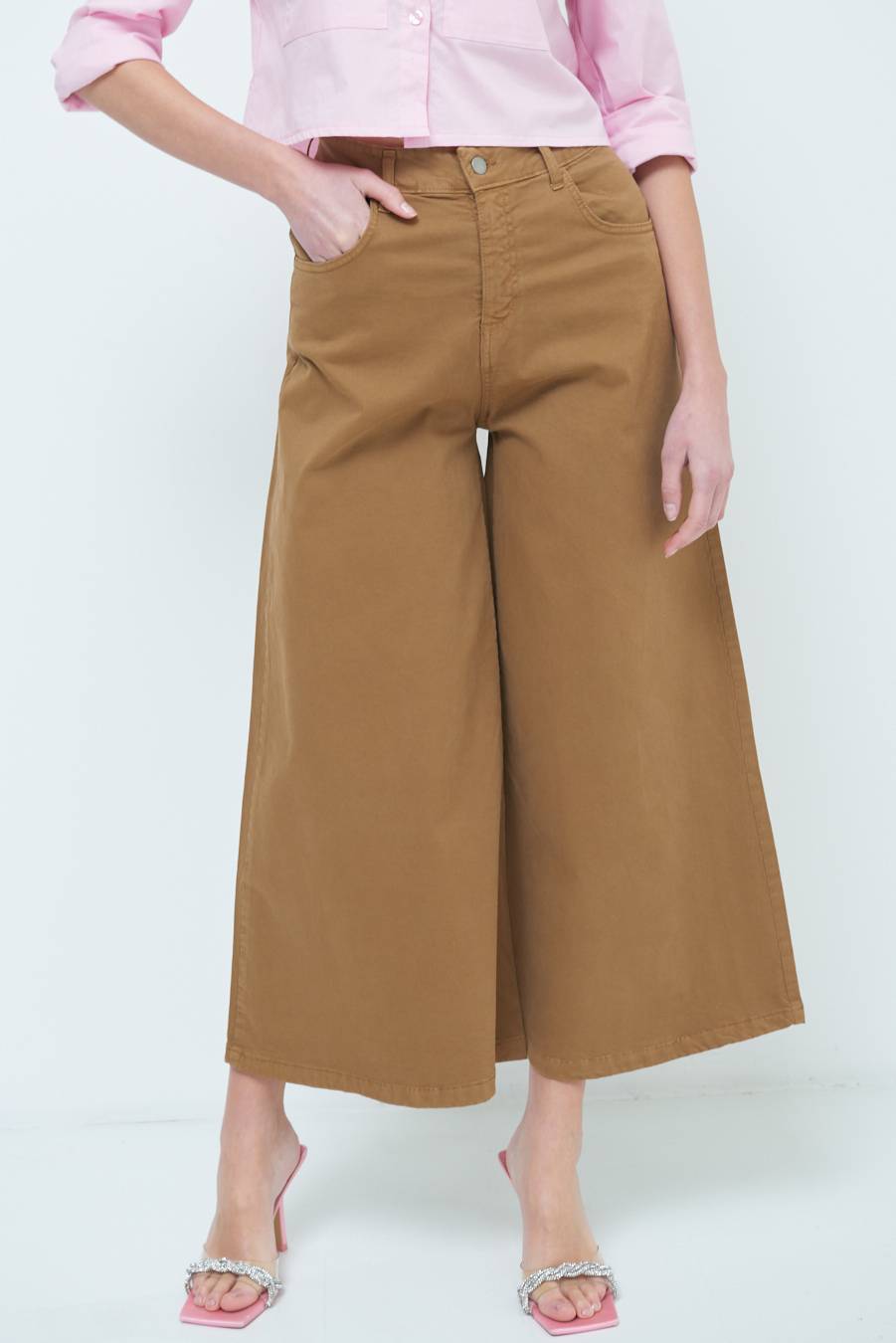 Kikisix PANTALONE/GONNA GABARDINA BEIGE Shopping Online
