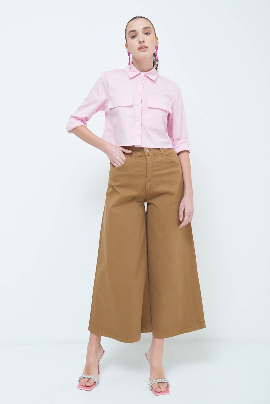 Kikisix PANTALONE/GONNA GABARDINA BEIGE Shopping Online