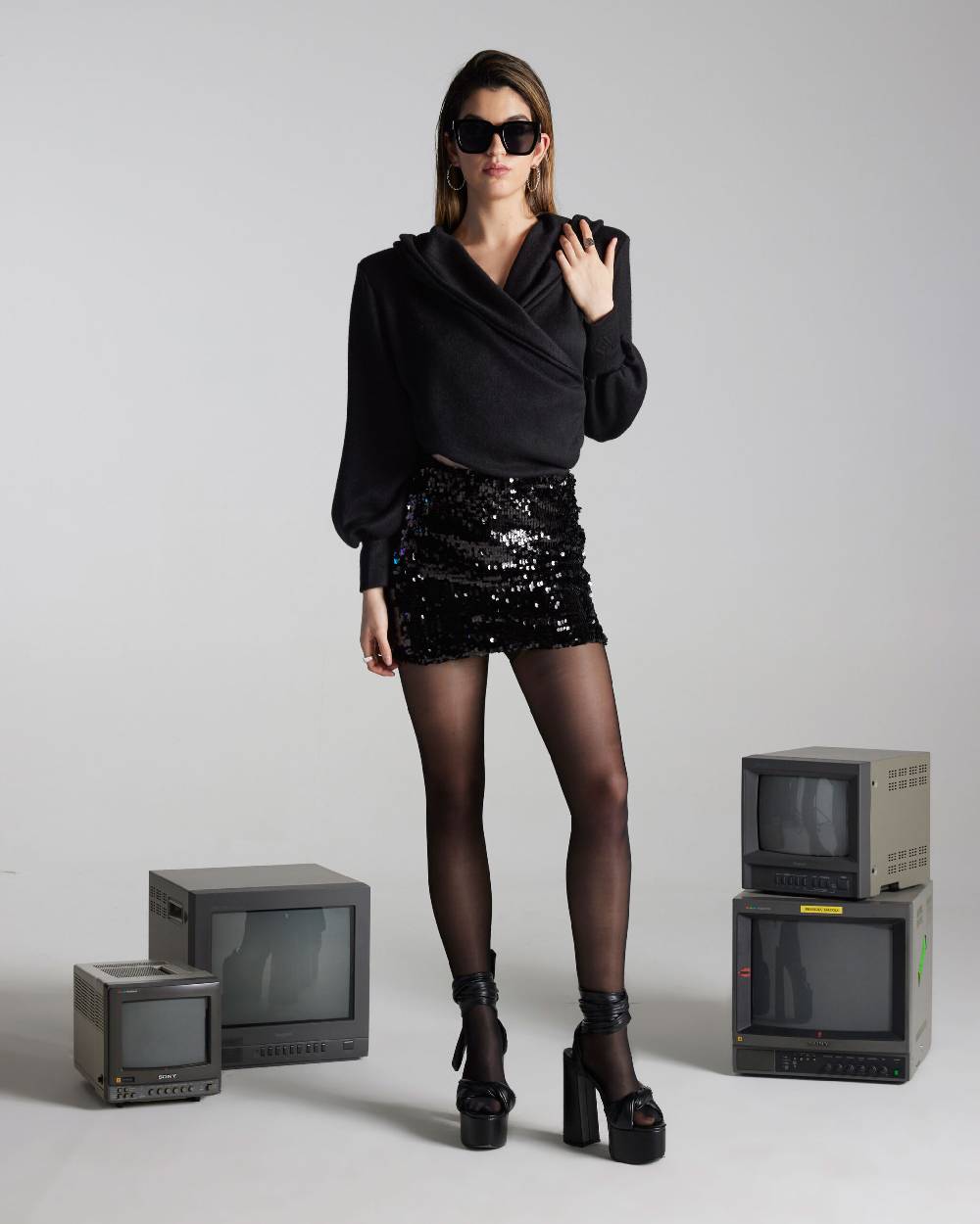 Kostumn1 Minigonna in paillettes 2025