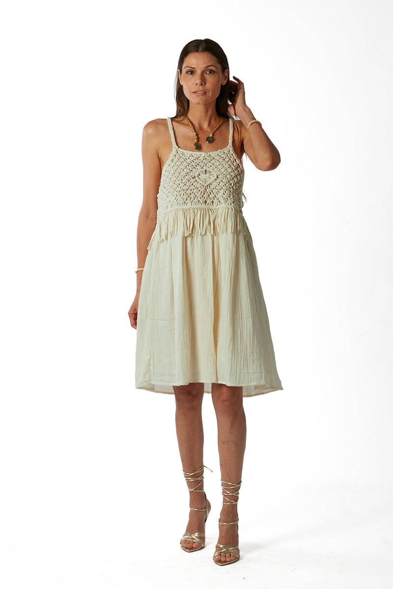 La Kore Soho cotton cord dress Sottocosto