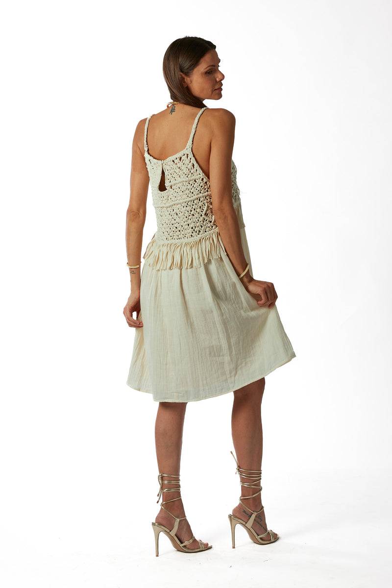 La Kore Soho cotton cord dress Sottocosto