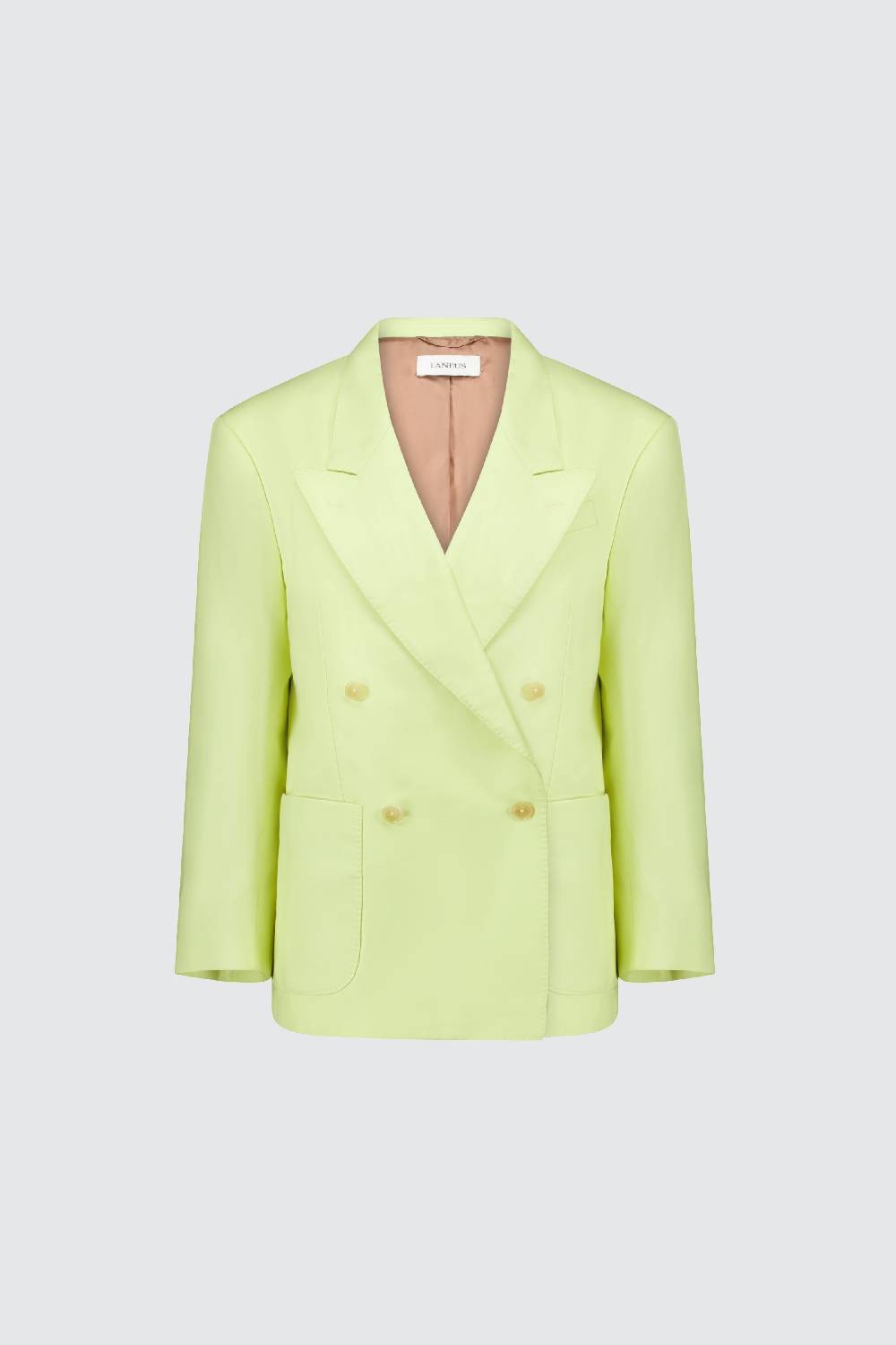 ﻿Laneus Laneus blazer yellow regular doppio petto Italia