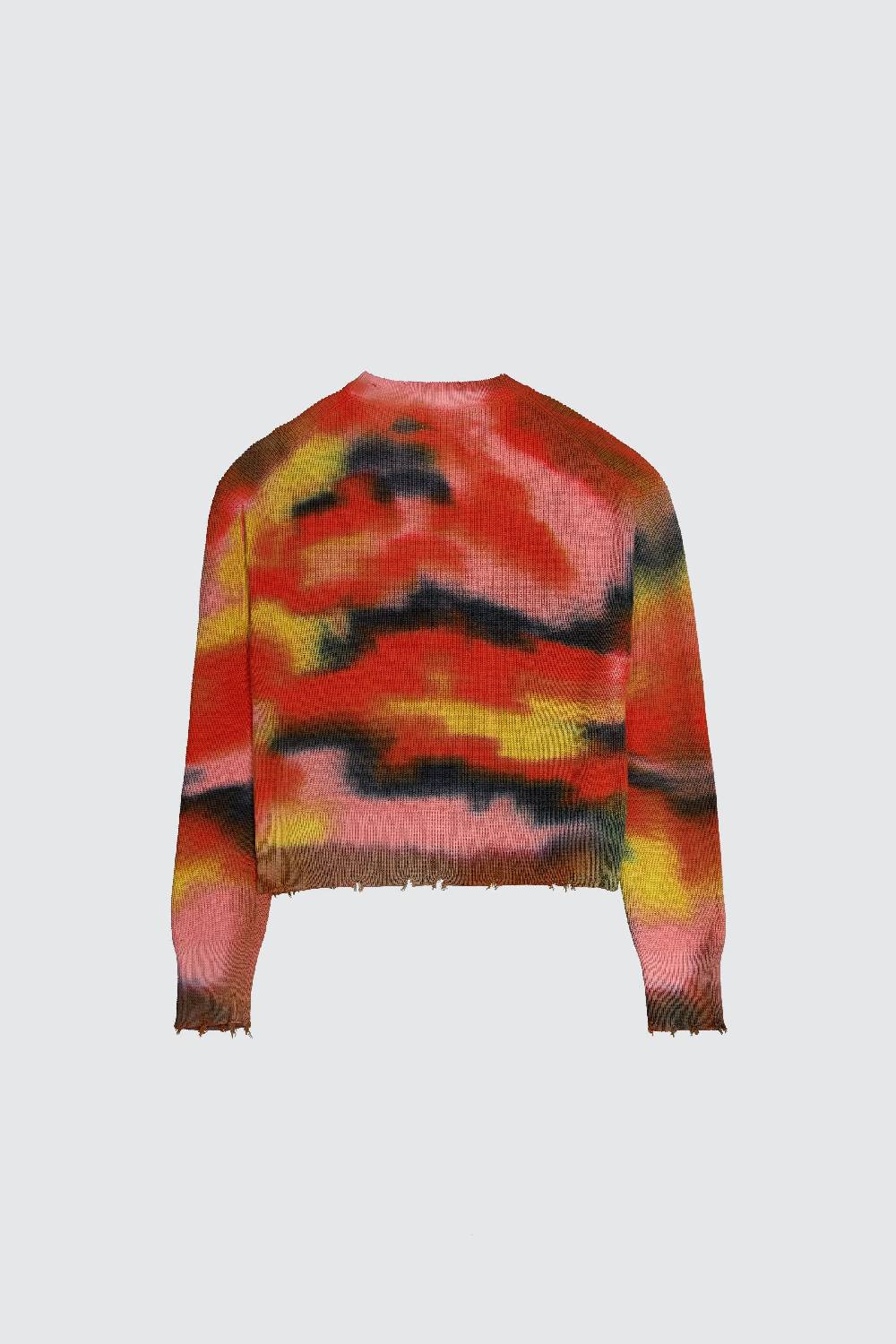 Laneus Laneus maglione cropped effetto tie dye Shopping Online