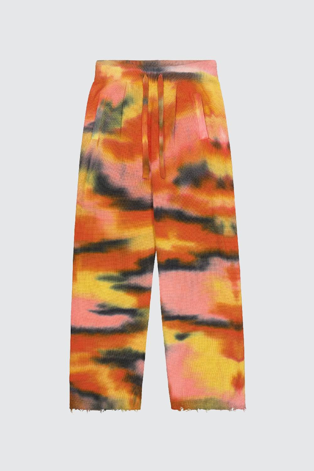 Laneus Laneus pantaloni in maglia effetto tie dye Prezzo Ridotto