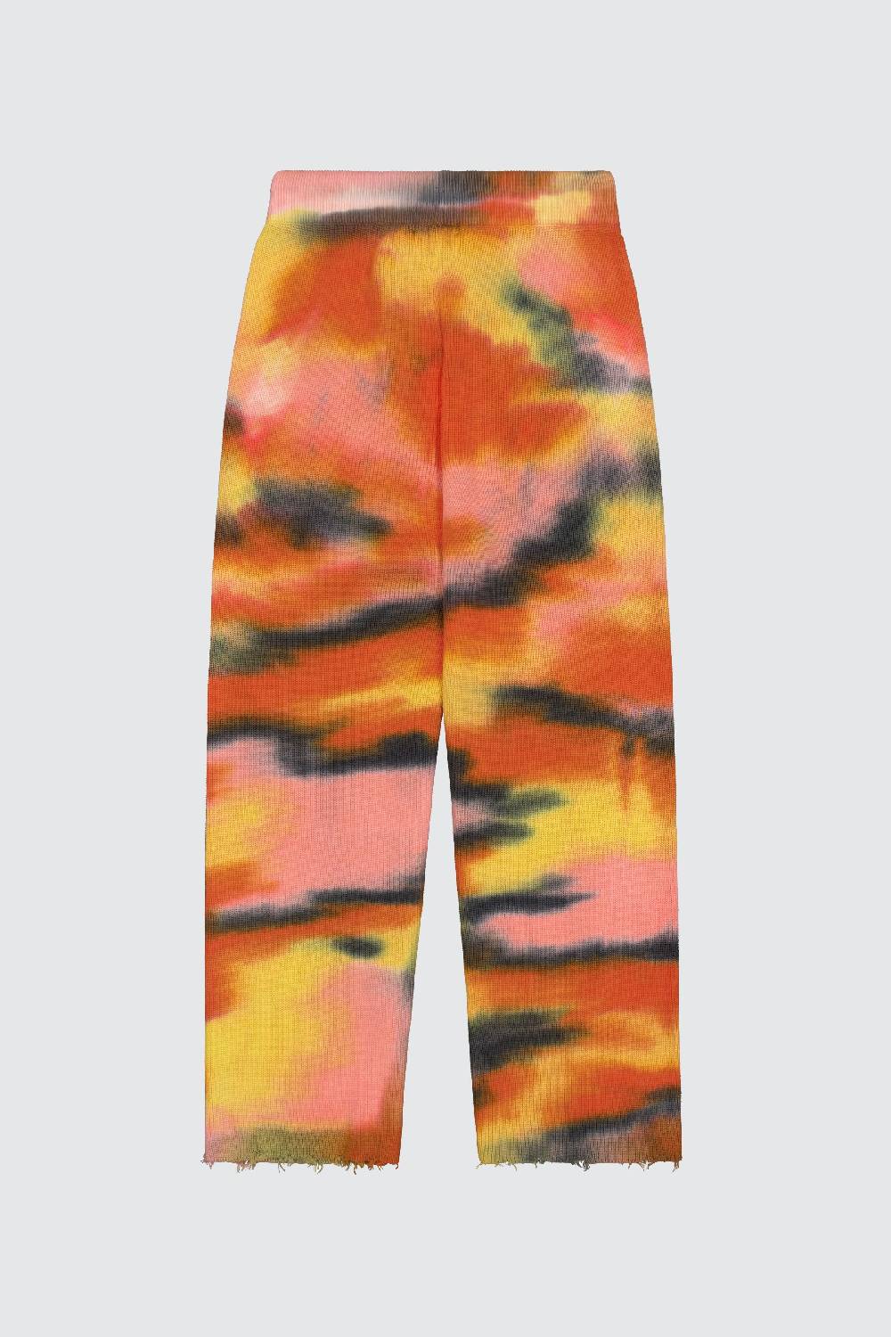 Laneus Laneus pantaloni in maglia effetto tie dye Prezzo Ridotto