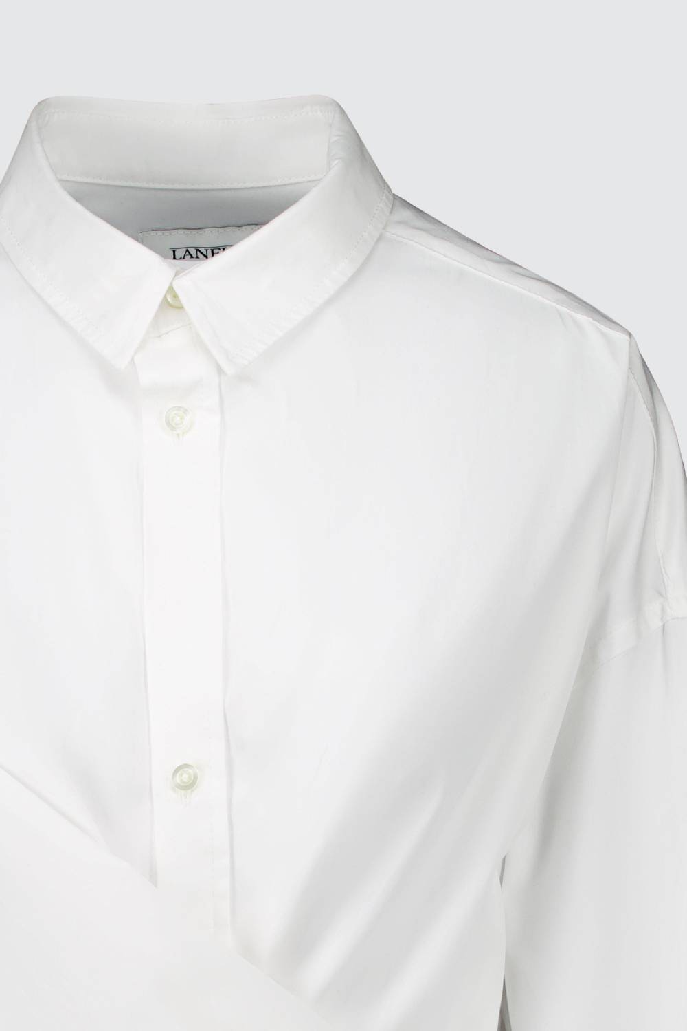 Laneus Laneus camicia oversize white classic con bottoni logati I Più Venduti