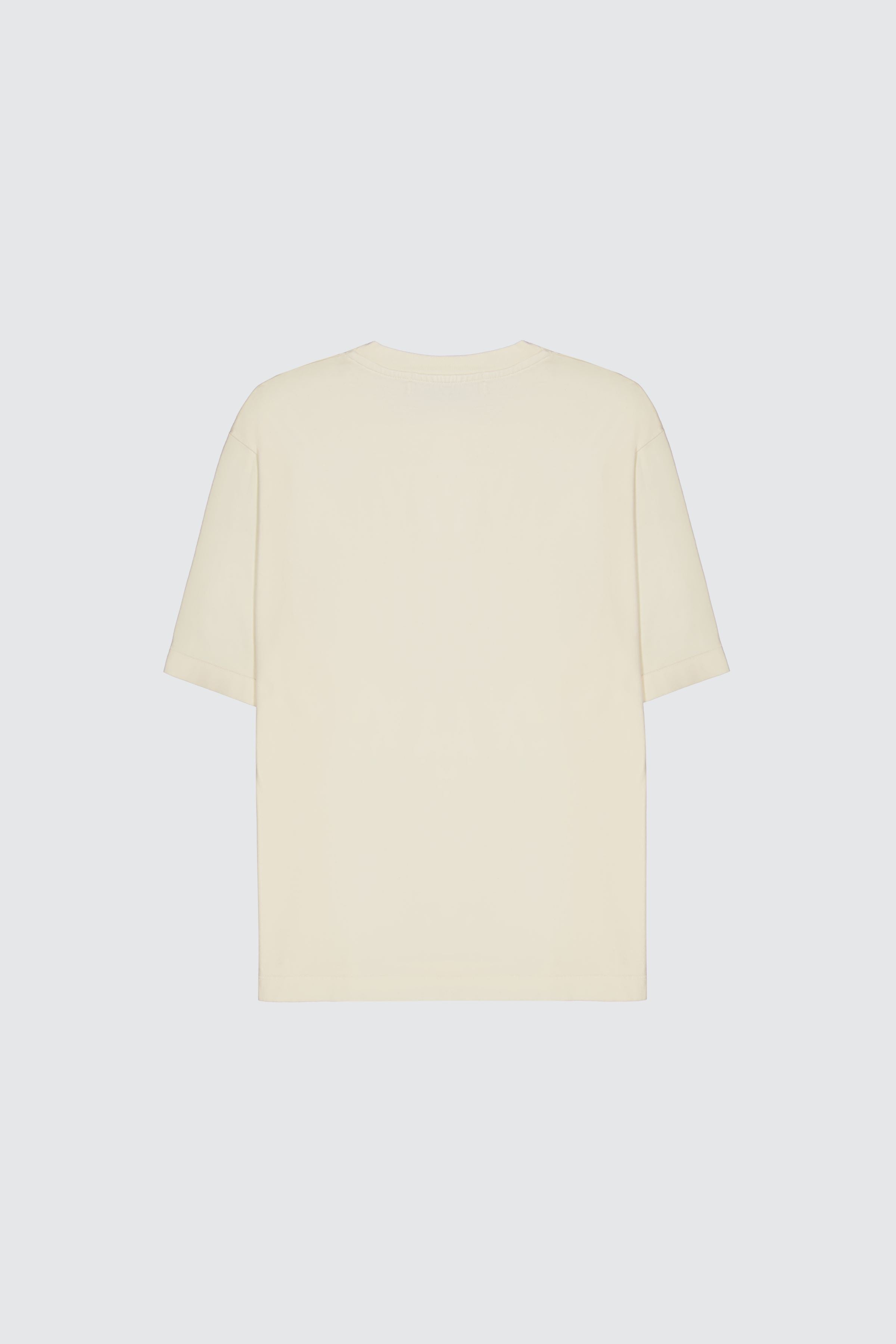Laneus Laneus milk t-shirt palm printed logo Moda